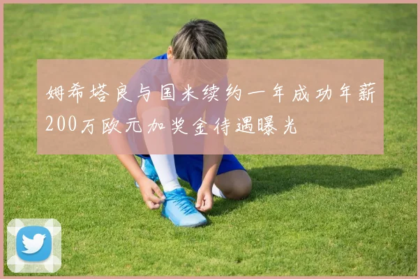 姆希塔良与国米续约一年成功年薪200万欧元加奖金待遇曝光